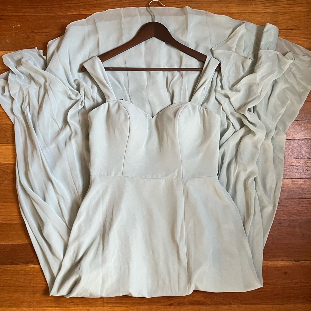 Azazie Aaron Agave Dress